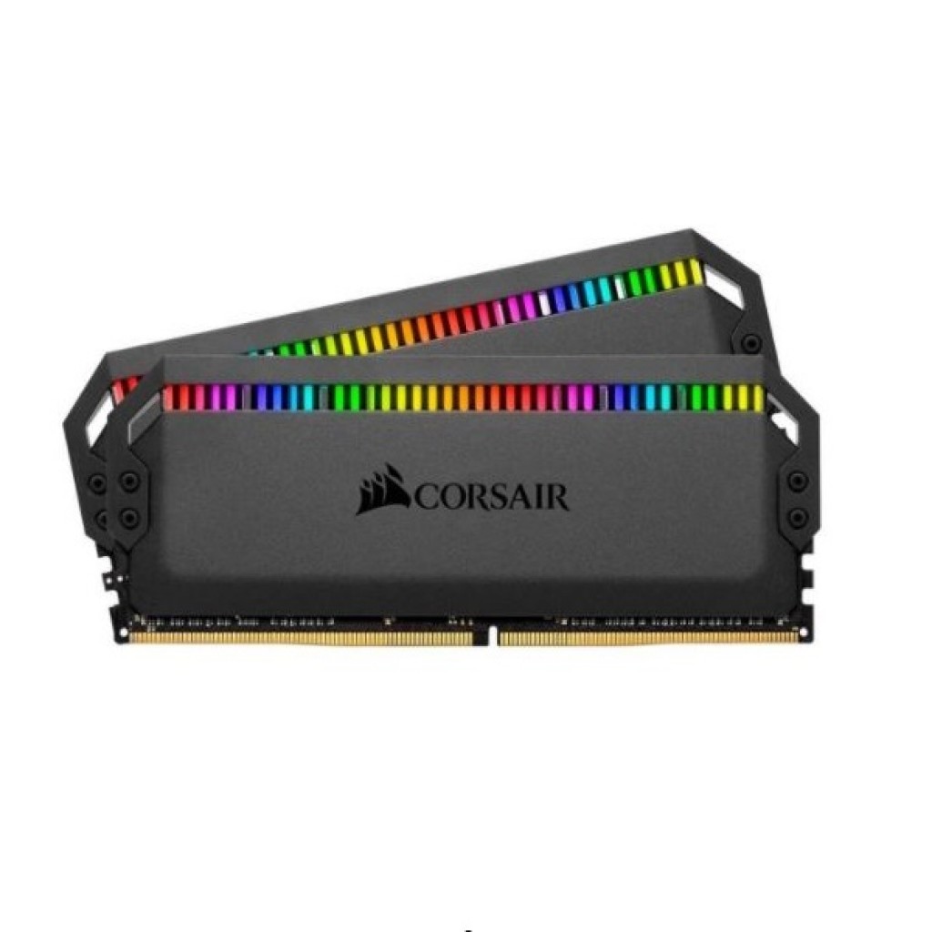 رم کامپیوتر DDR4 دو کاناله 3200 مگاهرتز CL18 کورسیر مدل DOMINATOR PLATINUM RGB ظرفیت 32 گیگابایت رم کامپیوتر DDR4 دو کاناله 3200 مگاهرتز CL18 کورسیر مدل DOMINATOR PLATINUM RGB ظرفیت 32 گیگابایت