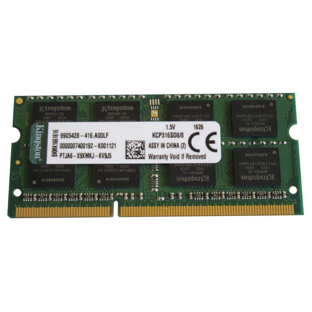 رم لپ تاپ کینگستون مدل DDR3 PC3 12800S ظرفیت 8 گیگابایت رم لپ تاپ کینگستون مدل DDR3 PC3 12800S ظرفیت 8 گیگابایت