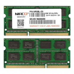 رم لپ تاپ1.35V  نیاکو مدلNRG8L-D3  فرکانس 1600 مگاهرتز  ظرفیت 8 گیگابایت