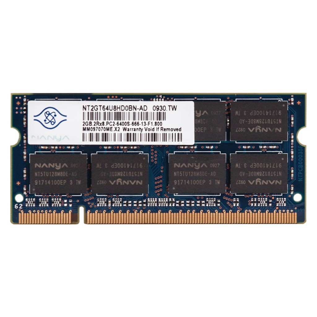 رم لپ تاپ نانیا مدل DDR2 6400s MHz ظرفیت 2 گیگابایت رم لپ تاپ نانیا مدل DDR2 6400s MHz ظرفیت 2 گیگابایت