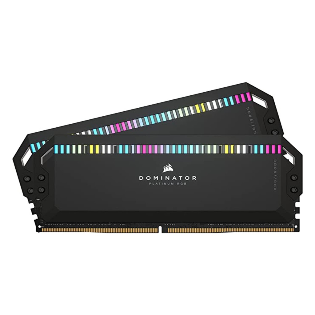 رم کامپیوتر DDR5 دو کاناله 6000 مگاهرتز CL36 کورسیر مدل Dominator Platinum RGB ظرفیت 32 گیگابایت