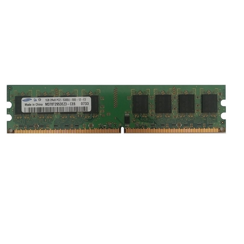 رم کامپیوتر DDR2 تک کاناله 667 مگاهرتز CL4 سامسونگ مدل M378T2953CZ3-CD6 ظرفیت 1 گیگابایت رم کامپیوتر DDR2 تک کاناله 667 مگاهرتز CL4 سامسونگ مدل M378T2953CZ3-CD6 ظرفیت 1 گیگابایت