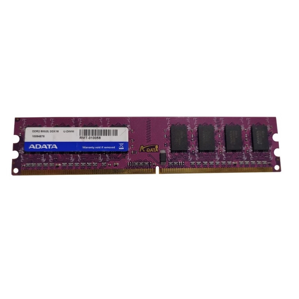 رم کامپیوتر DDR2 تک کاناله 800 مگاهرتز CL6 ای دیتا مدل U-DMM ظرفیت 2 گیگابایت رم کامپیوتر DDR2 تک کاناله 800 مگاهرتز CL6 ای دیتا مدل U-DMM ظرفیت 2 گیگابایت