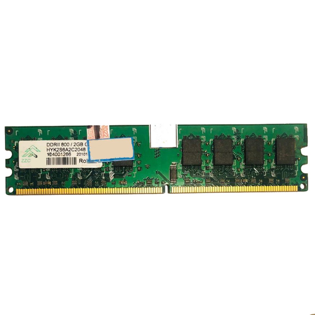 رم کامپیوتر DDR2 تک کاناله 800 مگاهرتز CL6 زد زد سی مدل HYK2S6A2C2048 ظرفیت 2 گیگابایت رم کامپیوتر DDR2 تک کاناله 800 مگاهرتز CL6 زد زد سی مدل HYK2S6A2C2048 ظرفیت 2 گیگابایت