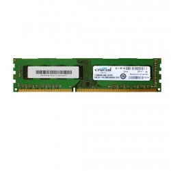 رم کامپیوتر DDR3 دو کاناله 1333 مگاهرتز CL9 کروشیال مدل PC3-10600 ظرفیت 2 گیگابایت