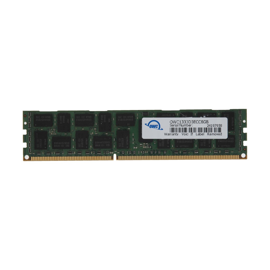 رم سرور DDR3 دو کاناله 1333 مگاهرتز CL9 اُ دبلیو سی مدل PC10600 ECC ظرفیت 8 گیگابایت رم سرور DDR3 دو کاناله 1333 مگاهرتز CL9 اُ دبلیو سی مدل PC10600 ECC ظرفیت 8 گیگابایت