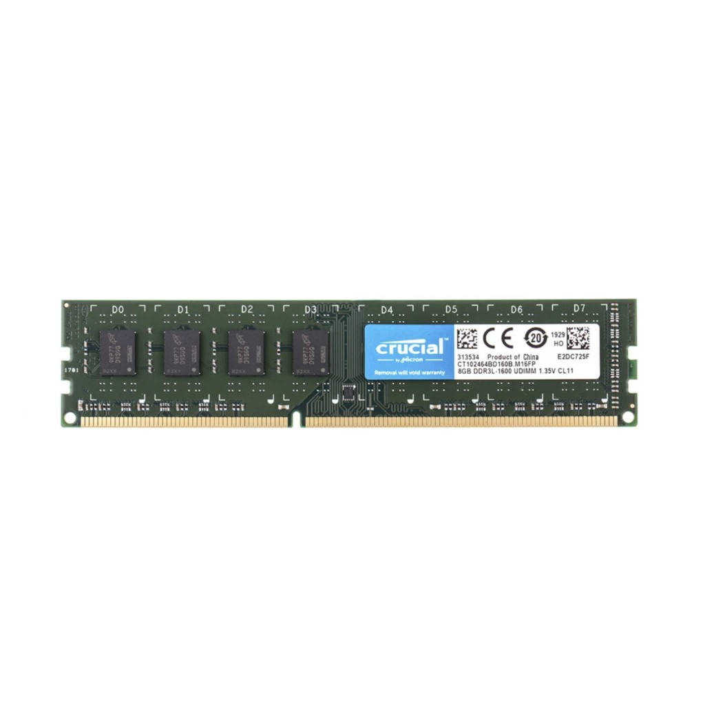 رم کامپیوتر DDR3 دو کاناله 1600 مگاهرتز CL11 کروشیال مدل M16FP ظرفیت 8 گیگابایت رم کامپیوتر DDR3 دو کاناله 1600 مگاهرتز CL11 کروشیال مدل M16FP ظرفیت 8 گیگابایت