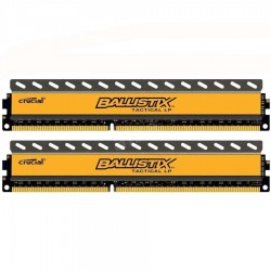 رم کامپیوتر DDR3 دو کاناله 1600 مگاهرتز CL8 کروشیال مدل Ballistix Tactical LP ظرفیت 8 گیگابایت
