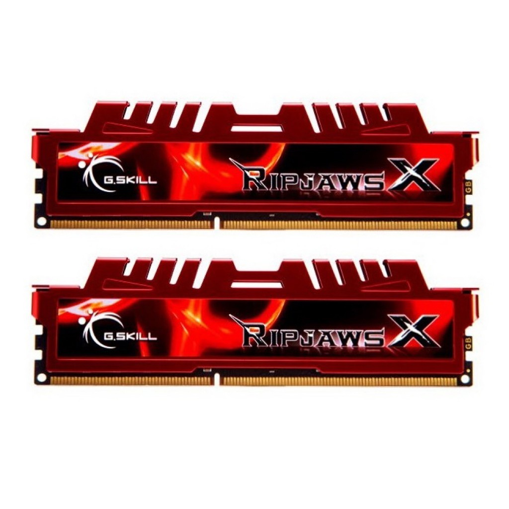 رم کامپیوتر DDR3 دو کاناله 1600 مگاهرتز CL9 جی اسکیل مدل RIPJAWS-X ظرفیت 16 گیگابایت رم کامپیوتر DDR3 دو کاناله 1600 مگاهرتز CL9 جی اسکیل مدل RIPJAWS-X ظرفیت 16 گیگابایت