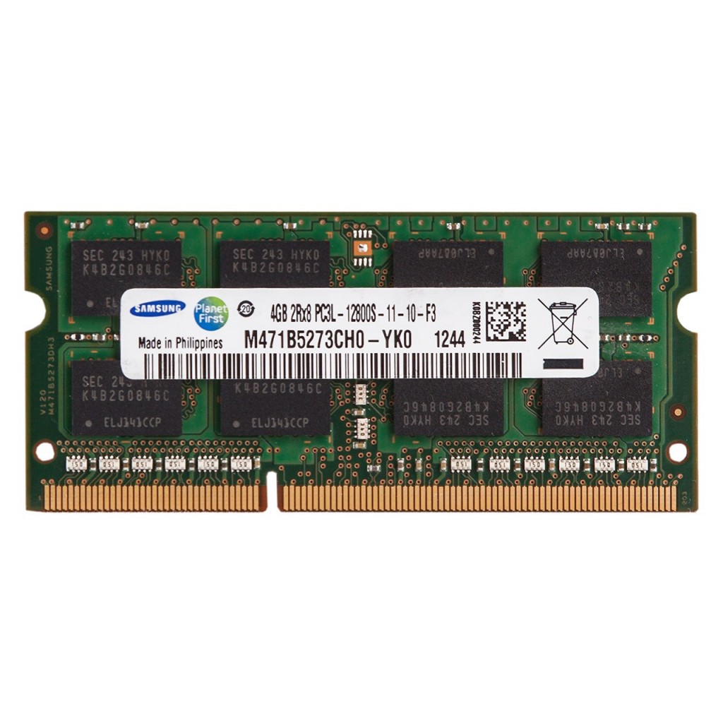 رم لپ تاپ سامسونگ مدل DDR3L 12800S MHz ظرفیت 4 گیگابایت