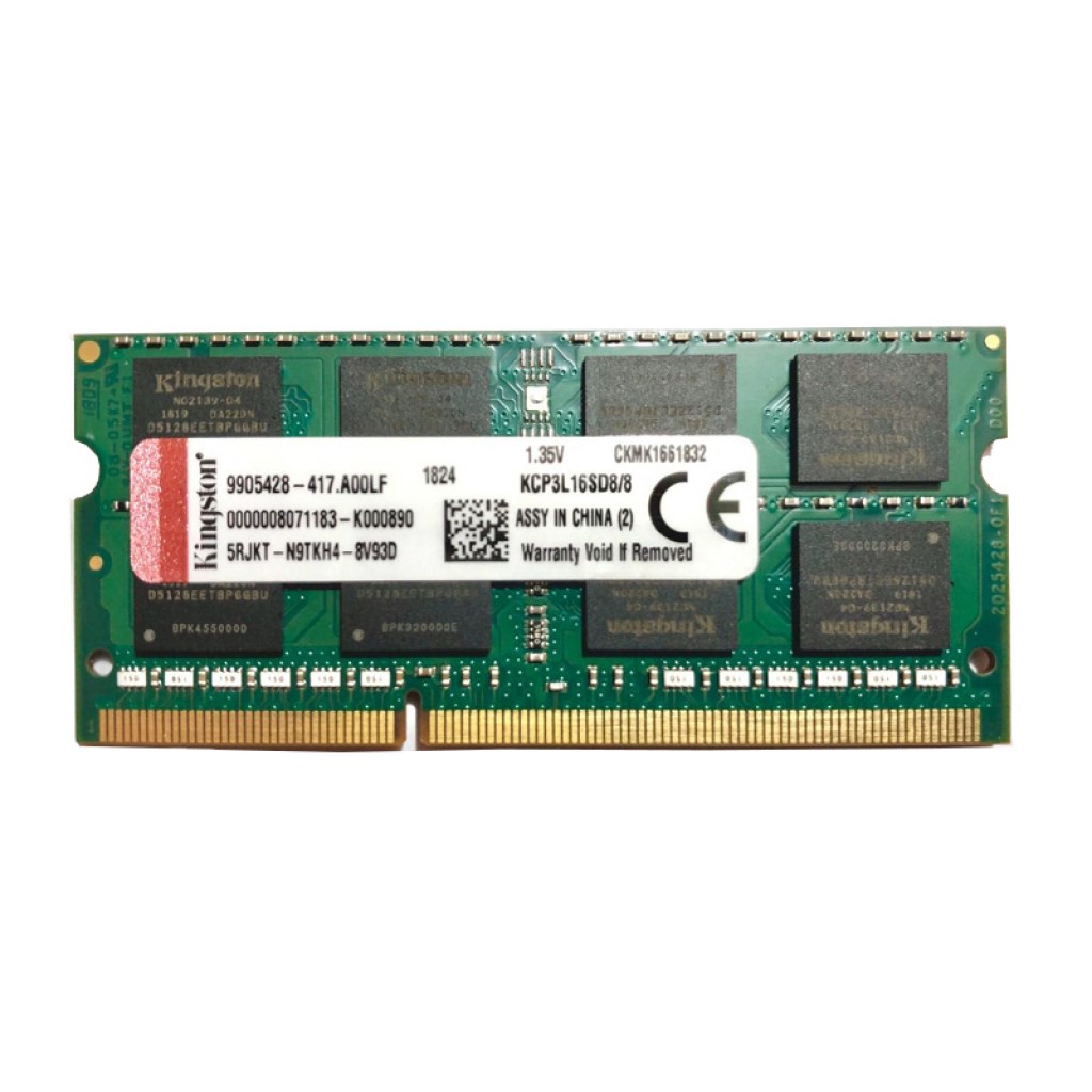 رم لپ تاپ DDR3L تک کاناله 12800 مگاهرتز CL11 كينگستون مدل PC3L 12800MZ ظرفيت 4 گيگابايت رم لپ تاپ DDR3L تک کاناله 12800 مگاهرتز CL11 كينگستون مدل PC3L 12800MZ ظرفيت 4 گيگابايت