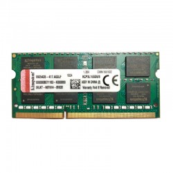 رم لپ تاپ DDR3L تک کاناله 12800 مگاهرتز CL18 كينگستون مدل PC3L 12800MZ ظرفيت 4 گيگابايت