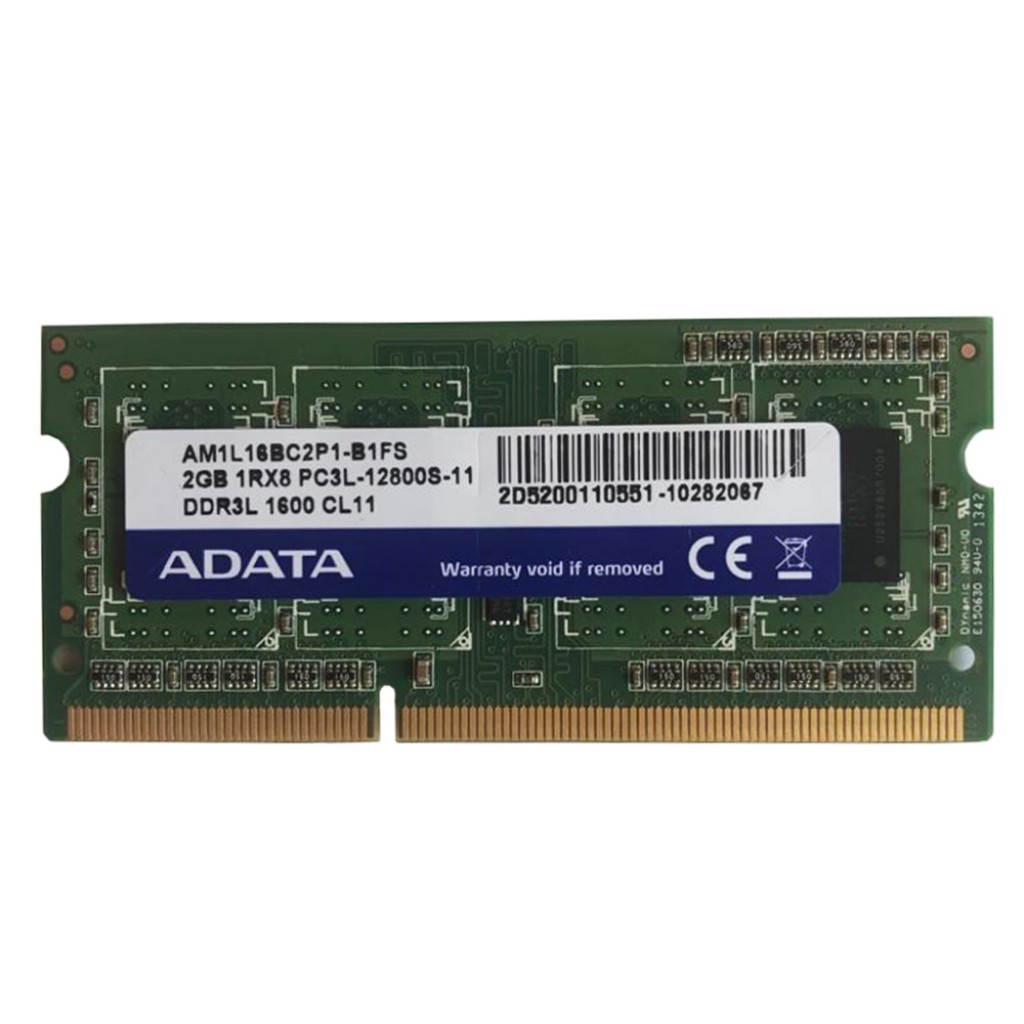 رم لپ تاپ DDR3L تک کاناله 1600 مگاهرتز CL11 ای دیتا مدل AM1L16BC2P1-B1FS-PC3L-12800S-11 ظرفیت 2 گیگابایت رم لپ تاپ DDR3L تک کاناله 1600 مگاهرتز CL11 ای دیتا مدل AM1L16BC2P1-B1FS-PC3L-12800S-11 ظرفیت 2 گیگابایت
