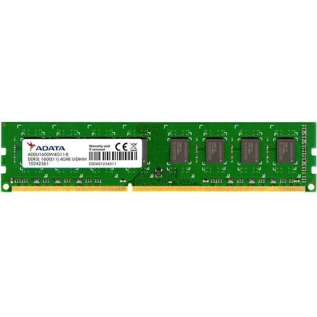 رم کامپیوتر DDR3L تک کاناله 1600 مگاهرتز CL11 ای دیتا مدل Premier ظرفیت 4 گیگابایت رم کامپیوتر DDR3L تک کاناله 1600 مگاهرتز CL11 ای دیتا مدل Premier ظرفیت 4 گیگابایت