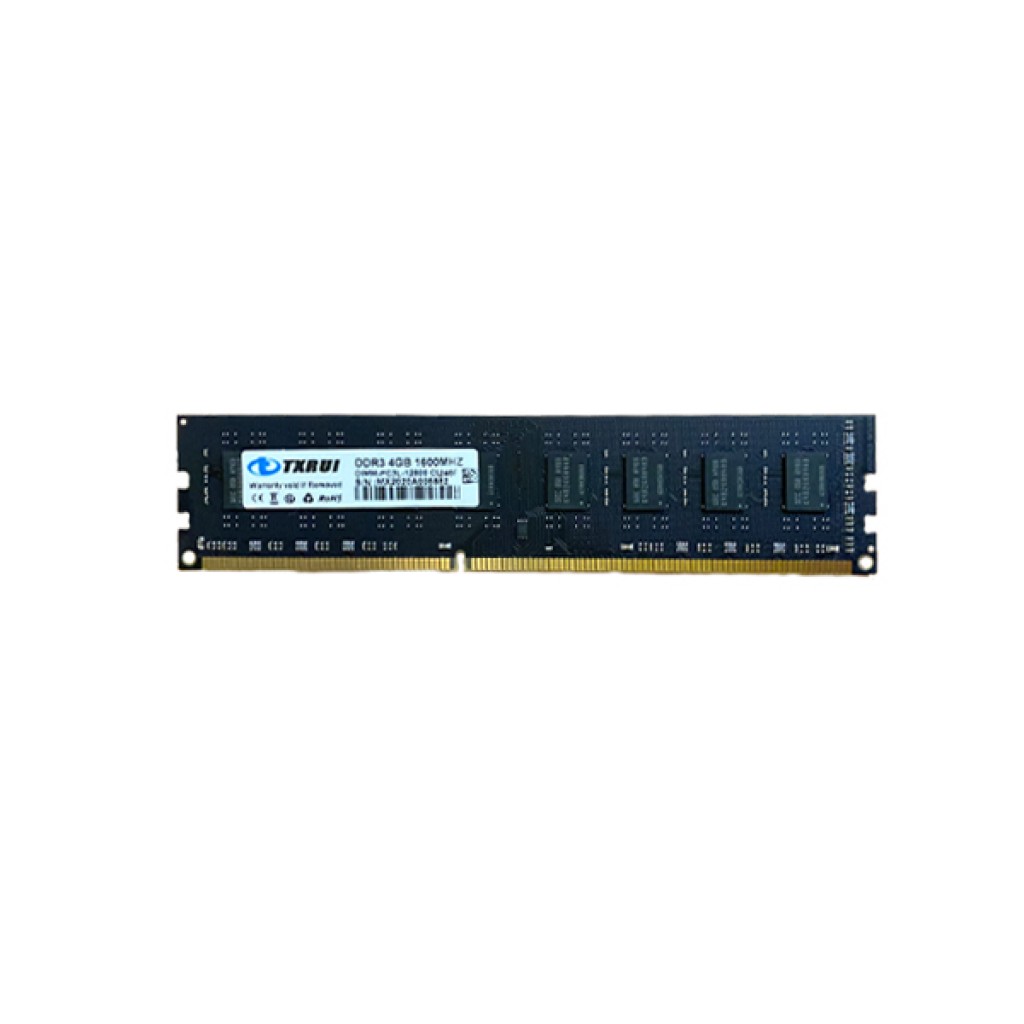رم کامپیوتر DDR3L تک کاناله 1600 مگاهرتز CL11 تی ایکس روی مدل PC3L ظرفیت 4 گیگابایت رم کامپیوتر DDR3L تک کاناله 1600 مگاهرتز CL11 تی ایکس روی مدل PC3L ظرفیت 4 گیگابایت