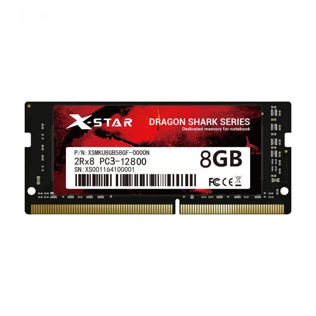 رم لپ تاپ DDR3L تک کاناله 1600 مگاهرتز cl22 ایکس استار مدل pc3L ظرفیت 8 گیگابایت رم لپ تاپ DDR3L تک کاناله 1600 مگاهرتز cl22 ایکس استار مدل pc3L ظرفیت 8 گیگابایت