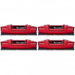 رم کامپیوتر DDR4 دو کاناله 2400 مگاهرتز CL15 جی اسکیل مدل RIPJAWS V ظرفیت 32 گیگابایت