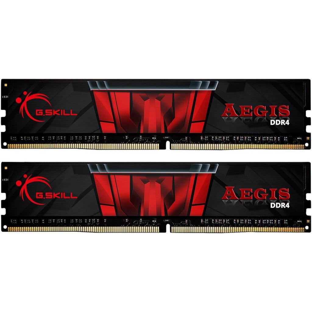 رم کامپیوتر DDR4 دو کاناله 2400 مگاهرتز CL17 جی اسکیل مدل Aegis ظرفیت 16 گیگابایت رم کامپیوتر DDR4 دو کاناله 2400 مگاهرتز CL17 جی اسکیل مدل Aegis ظرفیت 16 گیگابایت