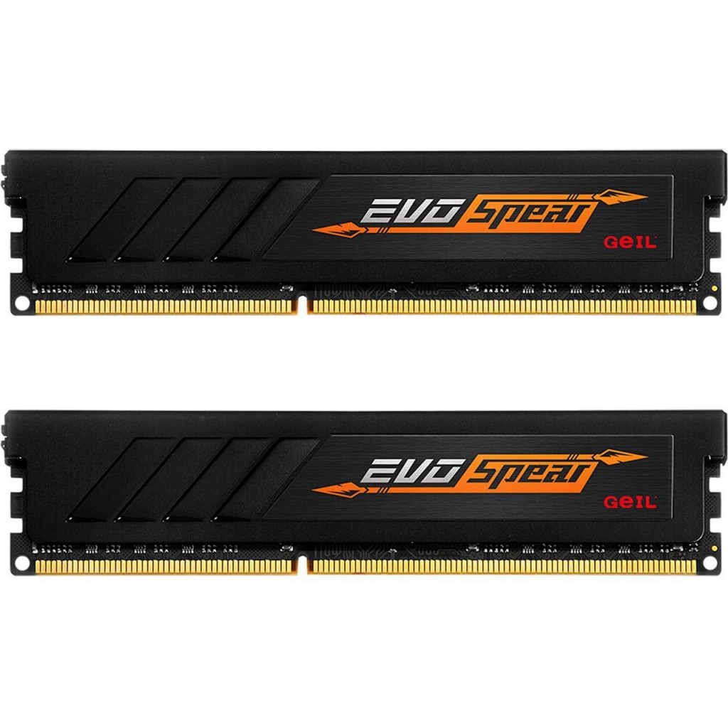 رم کامپیوتر DDR4 دو کاناله 2400 مگاهرتز CL17 گیل مدل Evo SPEAR ظرفیت 16 گیگابایت رم کامپیوتر DDR4 دو کاناله 2400 مگاهرتز CL17 گیل مدل Evo SPEAR ظرفیت 16 گیگابایت