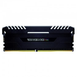 رم کامپیوتر DDR4 دو کاناله 3000 مگاهرتز CL15 کورسیر مدل VENGEANCE RGB ظرفیت 16 گیگابایت