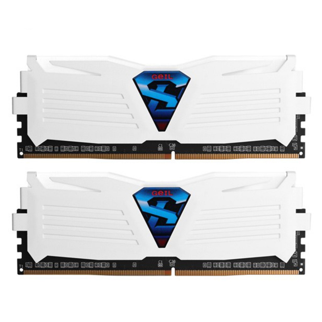 رم کامپیوتر DDR4 دو کاناله 3000 مگاهرتز CL15 گیل مدل Super Luce سری سفید ظرفیت 16 گیگابایت رم کامپیوتر DDR4 دو کاناله 3000 مگاهرتز CL15 گیل مدل Super Luce سری سفید ظرفیت 16 گیگابایت