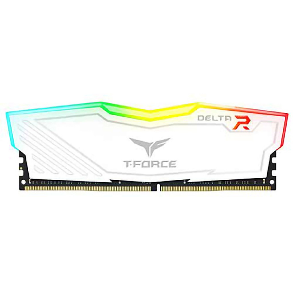 رم کامپیوتر DDR4 دو کاناله 3000 مگاهرتز CL15 تیم گروپ مدل T-Force Delta RGB ظرفیت 16 گیگابایت رم کامپیوتر DDR4 دو کاناله 3000 مگاهرتز CL15 تیم گروپ مدل T-Force Delta RGB ظرفیت 16 گیگابایت