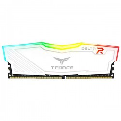 رم کامپیوتر DDR4 دو کاناله 3000 مگاهرتز CL15 تیم گروپ مدل T-Force Delta RGB ظرفیت 16 گیگابایت