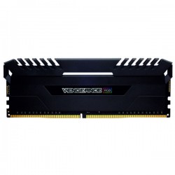 رم کامپیوتر DDR4 دو کاناله 3000 مگاهرتز CL16 کورسیر مدل VENGEANCE RGB ظرفیت 16 گیگابایت