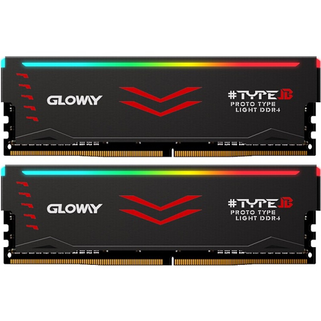 رم کامپیوتر DDR4 دو کاناله 3000 مگاهرتز CL16گلووی مدل TAPE A ظرفیت 16 گیگابایت رم کامپیوتر DDR4 دو کاناله 3000 مگاهرتز CL16گلووی مدل TAPE A ظرفیت 16 گیگابایت