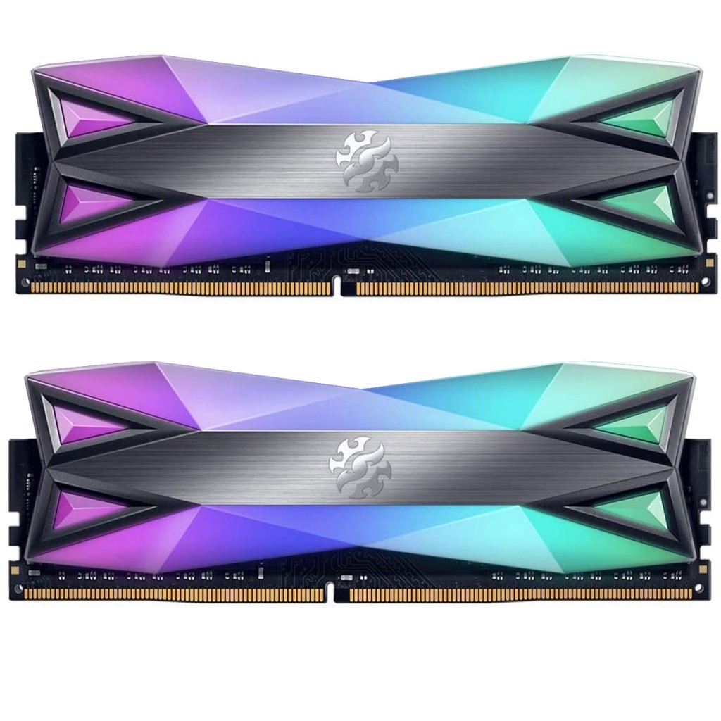 رم کامپیوتر DDR4 دو کاناله 3000 مگاهرتز CL16 ای دیتا ایکس پی جی مدل SPECTRIX D60G RGB ظرفیت 16 گیگابایت رم کامپیوتر DDR4 دو کاناله 3000 مگاهرتز CL16 ای دیتا ایکس پی جی مدل SPECTRIX D60G RGB ظرفیت 16 گیگابایت