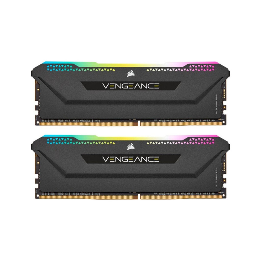 رم کامپیوتر DDR4 دو کاناله 3200 مگاهرتز CL16 کورسیر مدل Vengeance RGB Pro SL ظرفیت32 گیگابایت رم کامپیوتر DDR4 دو کاناله 3200 مگاهرتز CL16 کورسیر مدل Vengeance RGB Pro SL ظرفیت32 گیگابایت