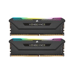 رم کامپیوتر DDR4 دو کاناله 3200 مگاهرتز CL16 کورسیر مدل Vengeance RGB Pro SL ظرفیت32 گیگابایت