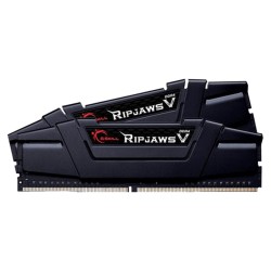 رم کامپیوتر DDR4 دو کاناله 3200 مگاهرتز CL16 جی اسکیل مدل ripjaws v ظرفیت 32 گیگابایت بسته دو عددی