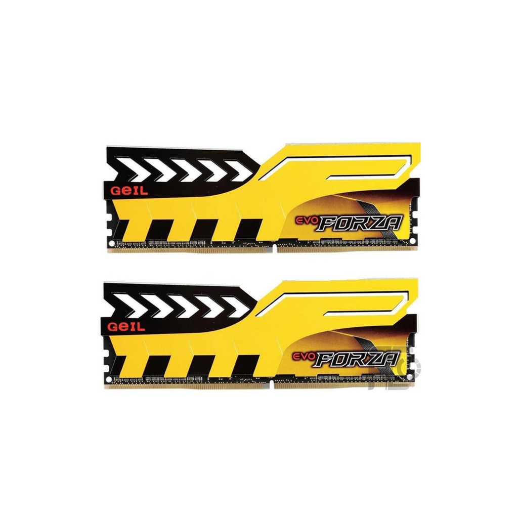 رم کامپیوتر DDR4 دو کاناله 3200 مگاهرتز CL16 گیل مدل EVO FORZA ظرفیت 16 گیگابایت رم کامپیوتر DDR4 دو کاناله 3200 مگاهرتز CL16 گیل مدل EVO FORZA ظرفیت 16 گیگابایت