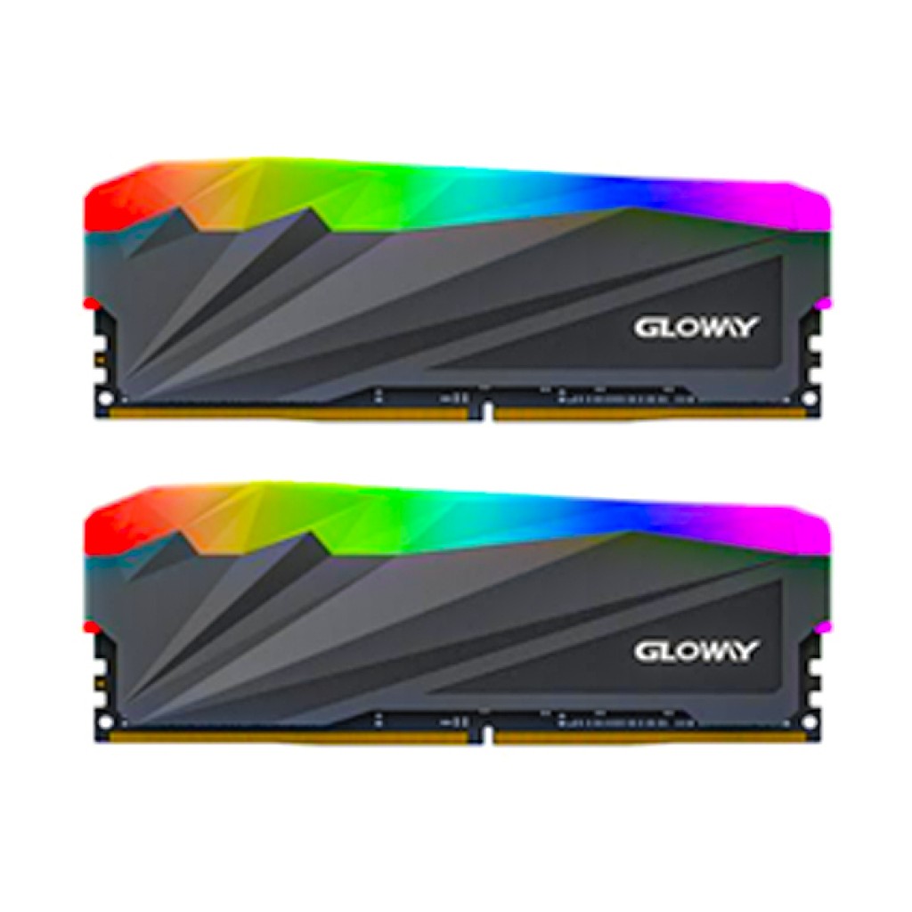 رم کامپیوتر DDR4 دو کاناله 3200 مگاهرتز CL16 گلووی مدل Sparkle ظرفیت 16گیگابایت رم کامپیوتر DDR4 دو کاناله 3200 مگاهرتز CL16 گلووی مدل Sparkle ظرفیت 16گیگابایت