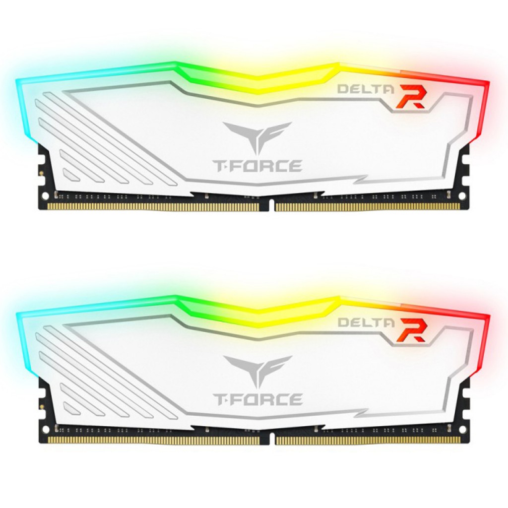 رم کامپیوتر DDR4 دو کاناله 3200 مگاهرتز CL16 تیم گروپ مدل T-Force Delta RGB ظرفیت 16 گیگابایت رم کامپیوتر DDR4 دو کاناله 3200 مگاهرتز CL16 تیم گروپ مدل T-Force Delta RGB ظرفیت 16 گیگابایت