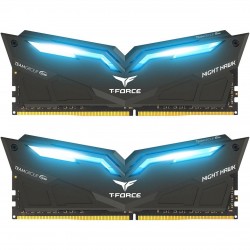 رم کامپیوتر DDR4 دو کاناله 3200 مگاهرتز CL16 تیم گروپ مدل T-Force Night Hawk ظرفیت 32 گیگابایت