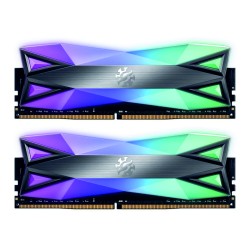 رم کامپیوتر DDR4 دو کاناله 3200 مگاهرتز CL16 ای دیتا ایکس پی جی مدل SPECTRIX D60G RGB ظرفیت 16 گیگابایت