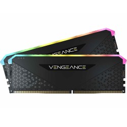 رم کامپیوتر DDR4 دو کاناله 3600 مگاهرتز CL18 کورسیر مدل VENGEANCE RGB RS ظرفیت 16 گیگابایت