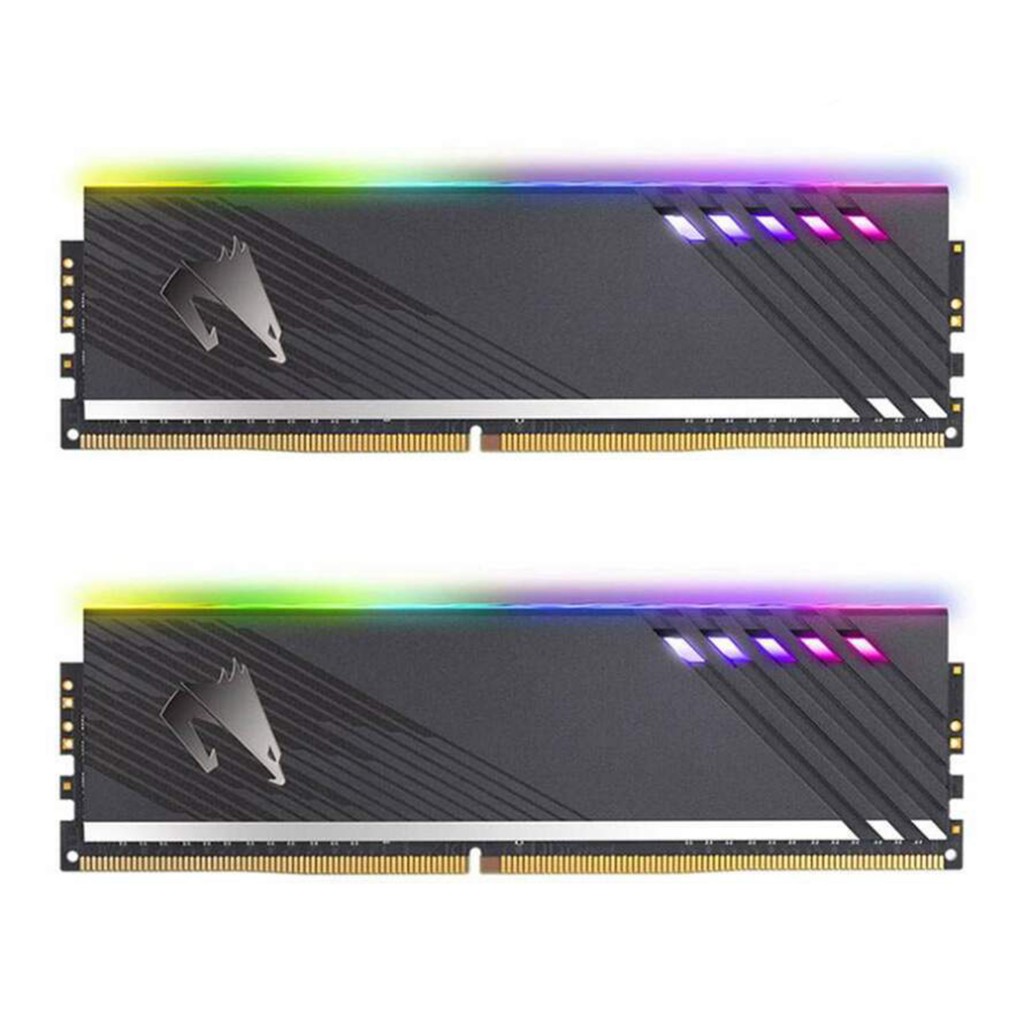 رم کامپیوتر DDR4 دو کاناله 3600 مگاهرتز CL18 گیگابایت مدل AORUS RGB ظرفیت 16 گیگابایت رم کامپیوتر DDR4 دو کاناله 3600 مگاهرتز CL18 گیگابایت مدل AORUS RGB ظرفیت 16 گیگابایت