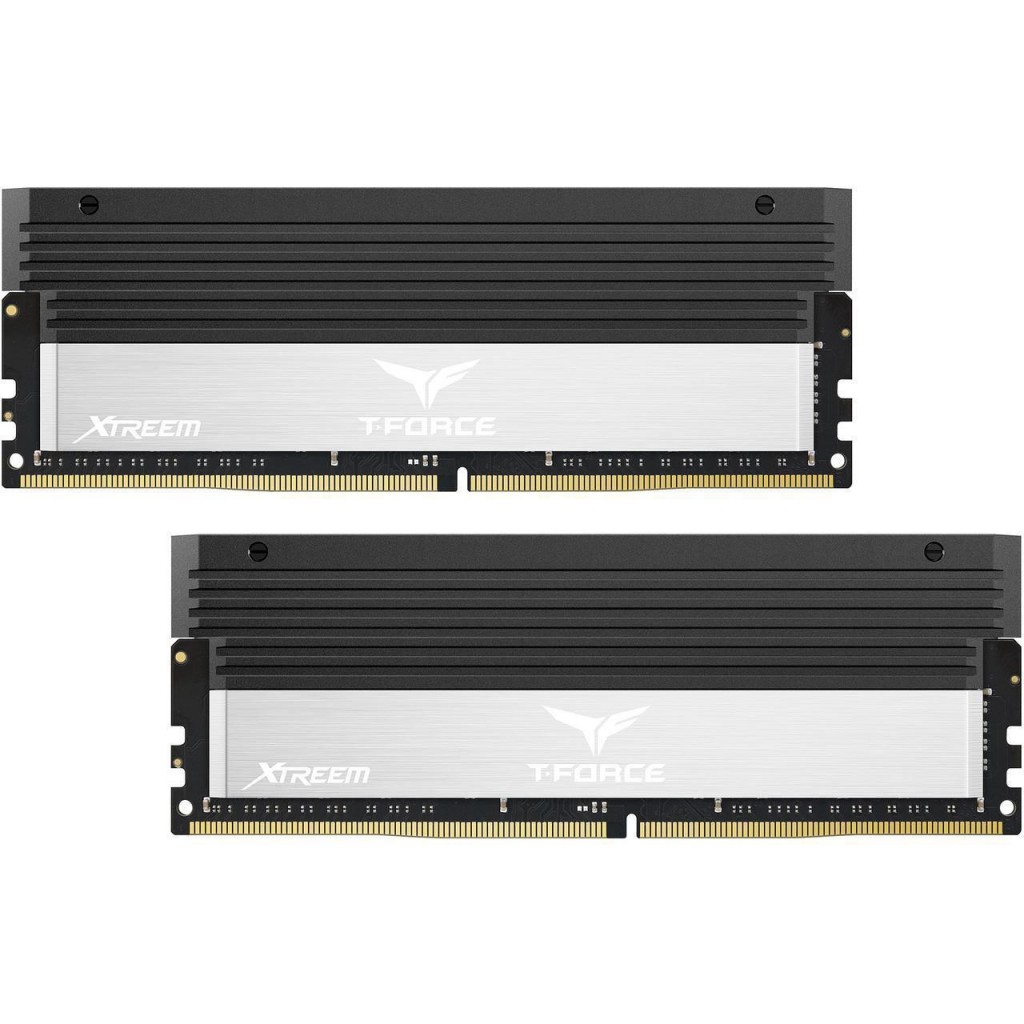 رم کامپیوتر DDR4 دو کاناله 3600 مگاهرتز CL18 تیم گروپ مدل T-Force XTREEM ظرفیت 16 گیگابایت رم کامپیوتر DDR4 دو کاناله 3600 مگاهرتز CL18 تیم گروپ مدل T-Force XTREEM ظرفیت 16 گیگابایت