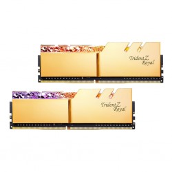 رم کامپیوتر DDR4 دو کاناله 4400 مگاهرتز CL17 جی اسکیل مدل Trident Z Royal Gold ظرفیت 32 گیگابایت