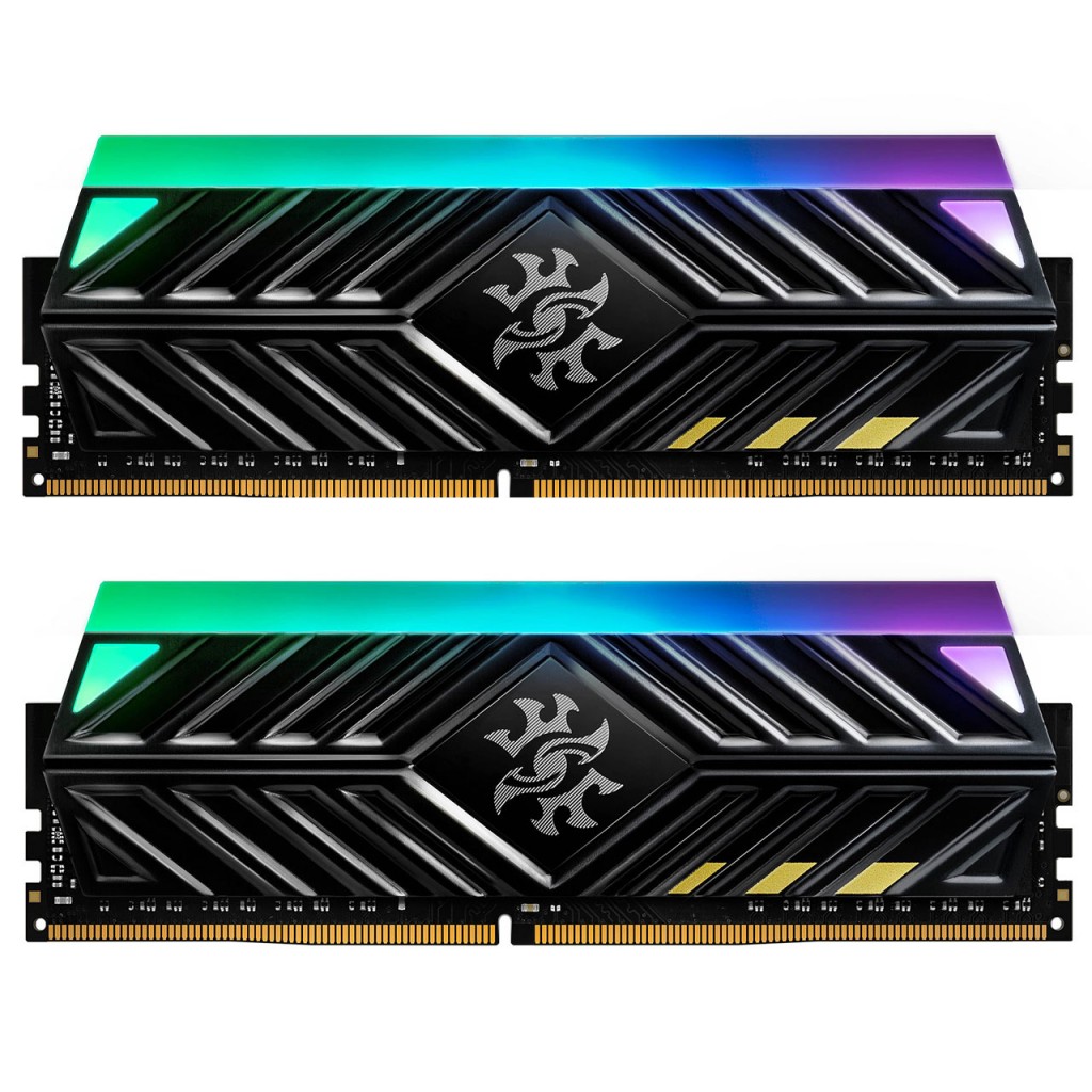 رم کامپیوتر DDR4 چهار کاناله 2666 مگاهرتز CL16 مدل XPG SPECTRIX D41 RGB ظرفیت 32 گیگابایت رم کامپیوتر DDR4 چهار کاناله 2666 مگاهرتز CL16 مدل XPG SPECTRIX D41 RGB ظرفیت 32 گیگابایت