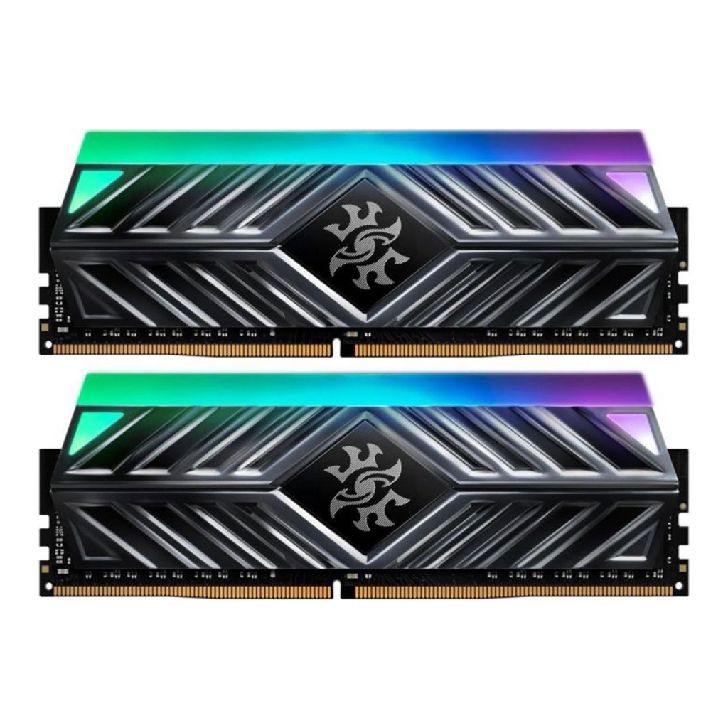 رم کامپیوتر DDR4 چهار کاناله 3000 مگاهرتز CL16 مدل XPG SPECTRIX D41 RGB ظرفیت 32 گیگابایت رم کامپیوتر DDR4 چهار کاناله 3000 مگاهرتز CL16 مدل XPG SPECTRIX D41 RGB ظرفیت 32 گیگابایت