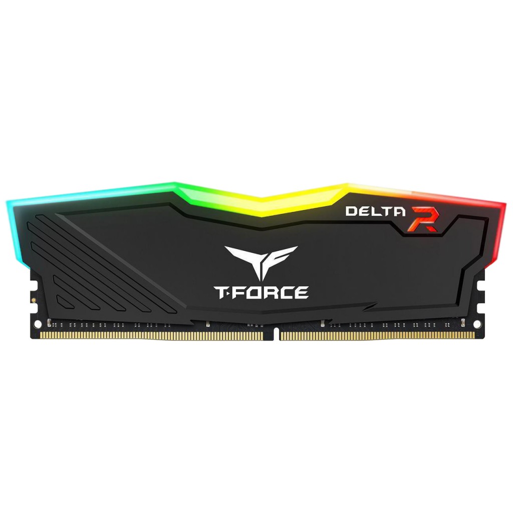 رم کامپیوتر DDR4 تک کاناله 3200 مگاهرتز CL16 تیم گروپ مدل T-Force Delta RGB ظرفیت 8 گیگابایت رم کامپیوتر DDR4 تک کاناله 3200 مگاهرتز CL16 تیم گروپ مدل T-Force Delta RGB ظرفیت 8 گیگابایت