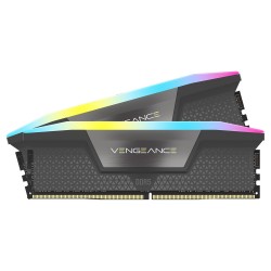 رم کامپیوتر DDR5 دو کاناله 6000 مگاهرتز CL40 کورسیر مدل VENGEANCE RGB ظرفیت 64 گیگابایت