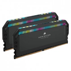 رم کامپیوتر DDR5 دو کاناله 6200 مگاهرتز کورسیر مدل Dominator Platinum RGB ظرفیت 32 گیگابایت