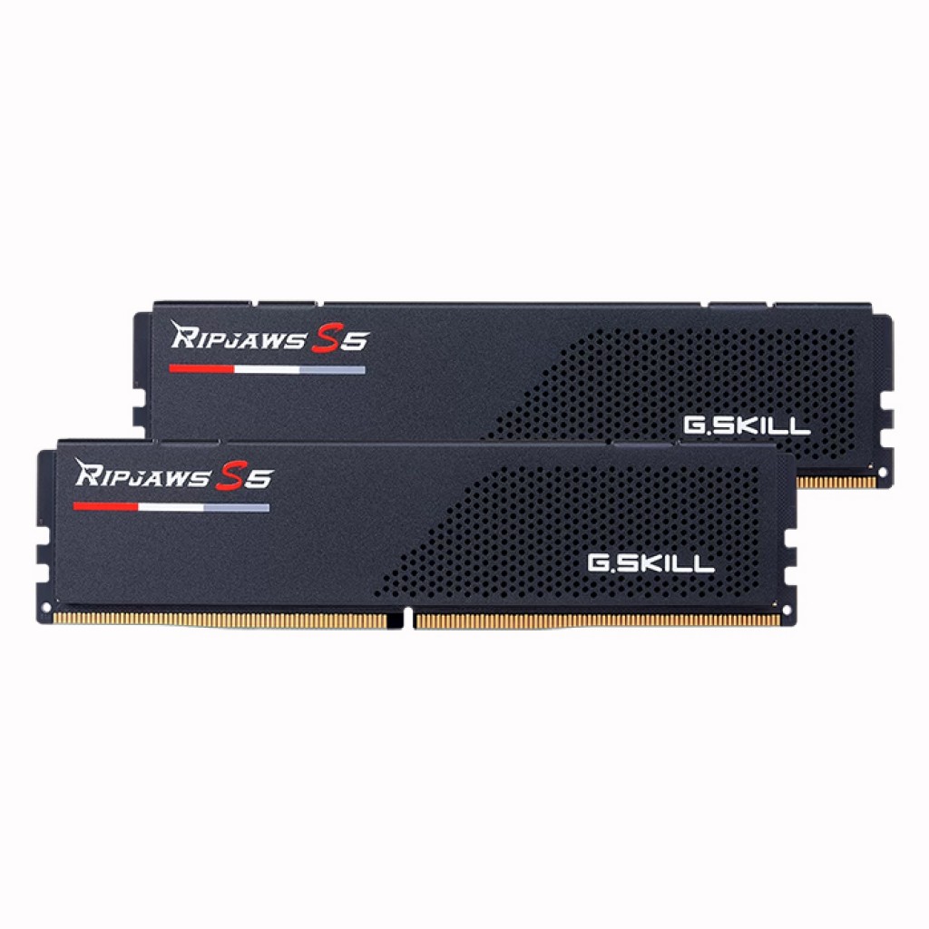 رم کامپیوتر DDR5 دو کاناله 6400 مگاهرتز CL32 جی اسکیل مدل RIPJAWS S5 ظرفیت 32 گیگابایت