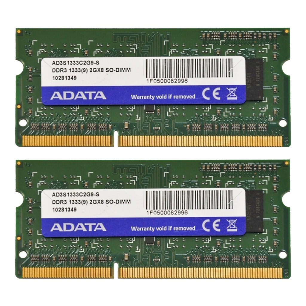 رم لپ تاپ DDR3 دو کاناله 1333مگاهرتز CL9 ای دیتا مدل SODIMM ظرفیت 4 گیگابایت رم لپ تاپ DDR3 دو کاناله 1333مگاهرتز CL9 ای دیتا مدل SODIMM ظرفیت 4 گیگابایت
