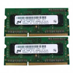 رم لپ تاپ DDR3 دو کاناله 1333 مگاهرتز CL9 میکرون مدل 1RX8 ظرفیت 4 گیگابایت